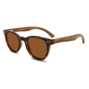 Gafas de Sol Feler 1556-2 Polarizadas de Madera Unisex 48 mm