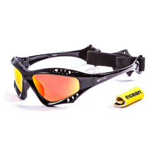 Gafas de deportes acuáticos OCEAN AUSTRALIA - Negro brillante / Revo