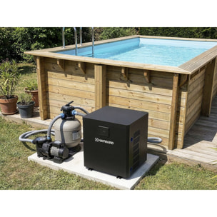 Pompe à chaleur pour piscine 3.5 kw/h - Hayward - "Micro" - Noir