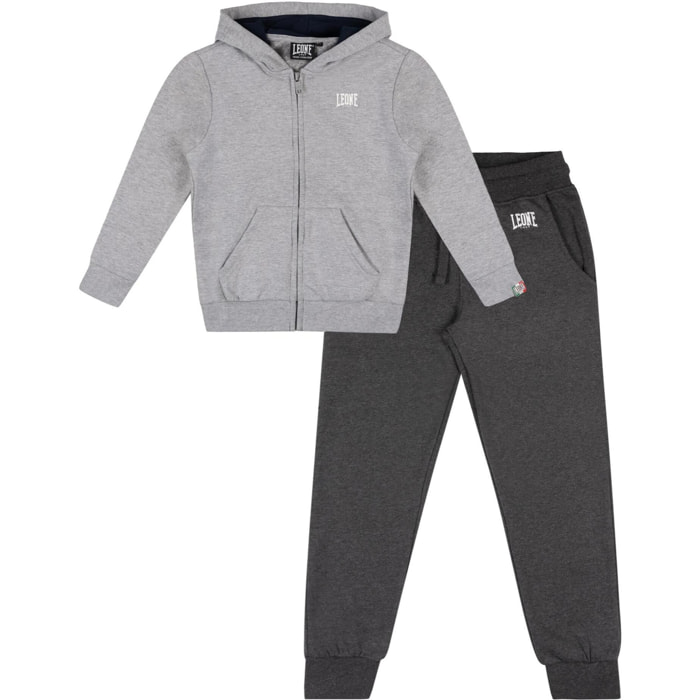 Tuta invernale da bambino con cappuccio e zip "Vintage"