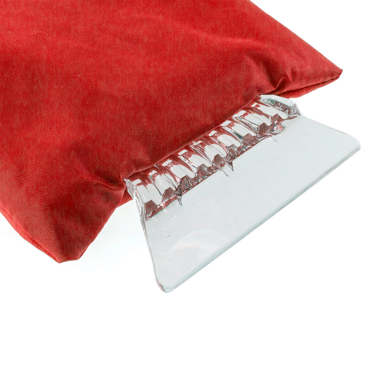 Rascador de hielo Dasha con manopla de protección en resistente poliéster 210T.