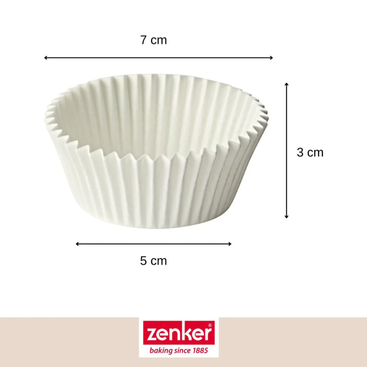 Set pâtisserie avec 75 moules à muffins en papier, 2 bols à mixer, verre mesureur et spatule Zenker