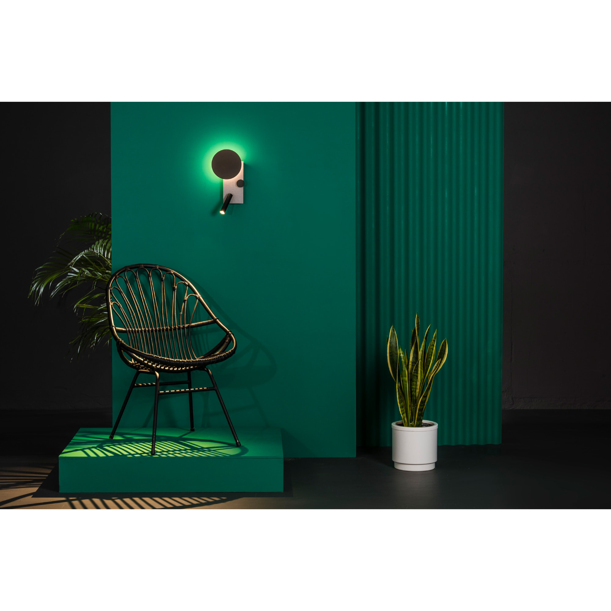 KLEE Aplique derecho gris con lector