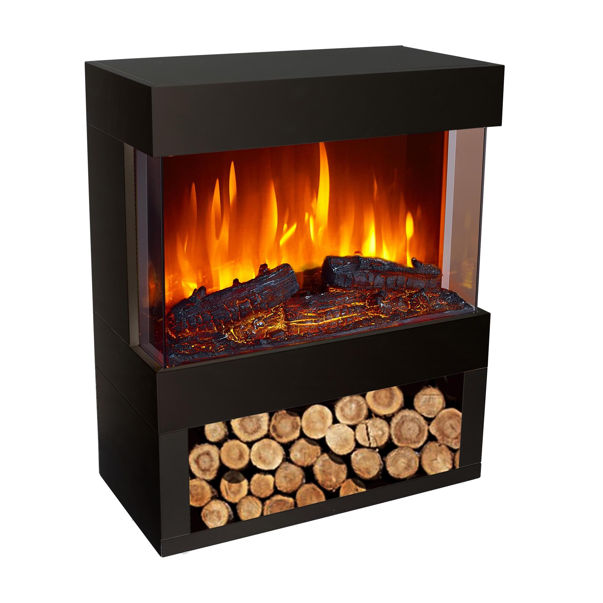 Estufa eléctrica para interior con tubo decorativo CHE-740 PURLINE