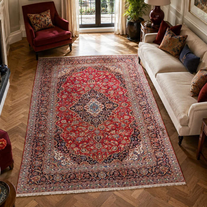 Tapis d'orient, motif oriental authentique, noué main, AKUMU