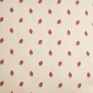 Housse de coussin jacquard 30x50 cm Fraises