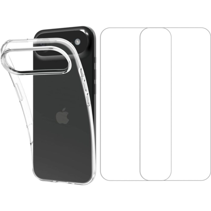 Pack ESSENTIELB iPhone Air coque + verre trempé X2