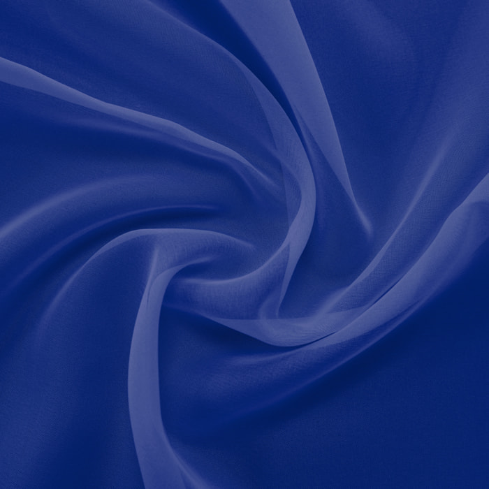 Tissu en voile Non Feu-M1 - Bleu Outremer