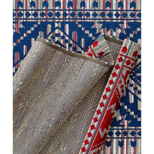 Tappeto Arredo Motivo Tribale Rosso