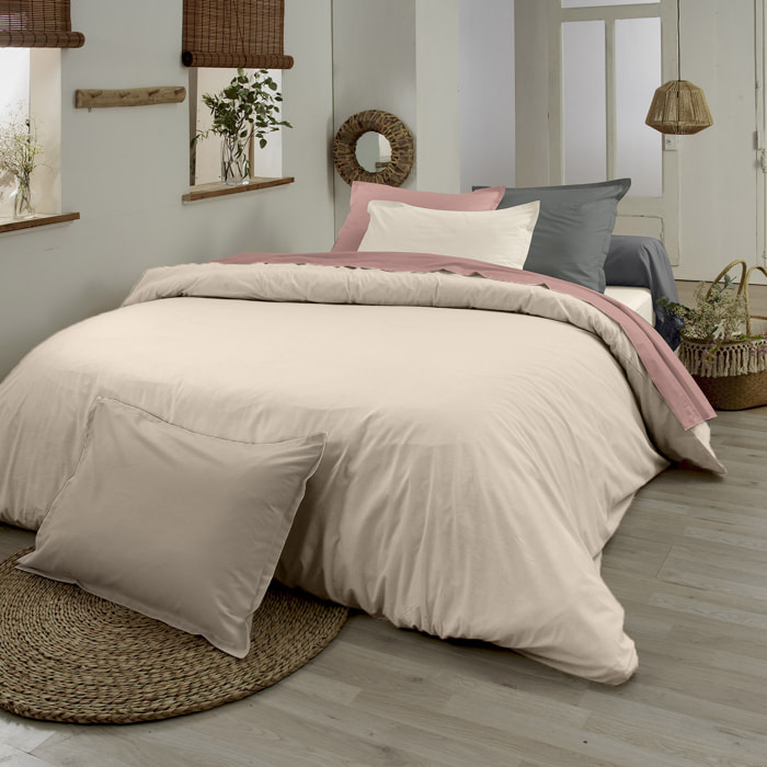 Housse de couette en coton biologique - Sable