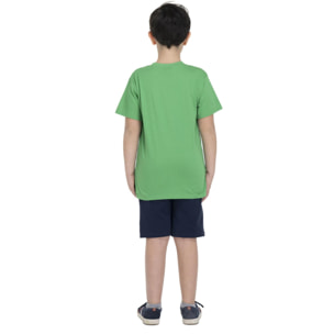 T-shirt stampa palme da bambino Beach