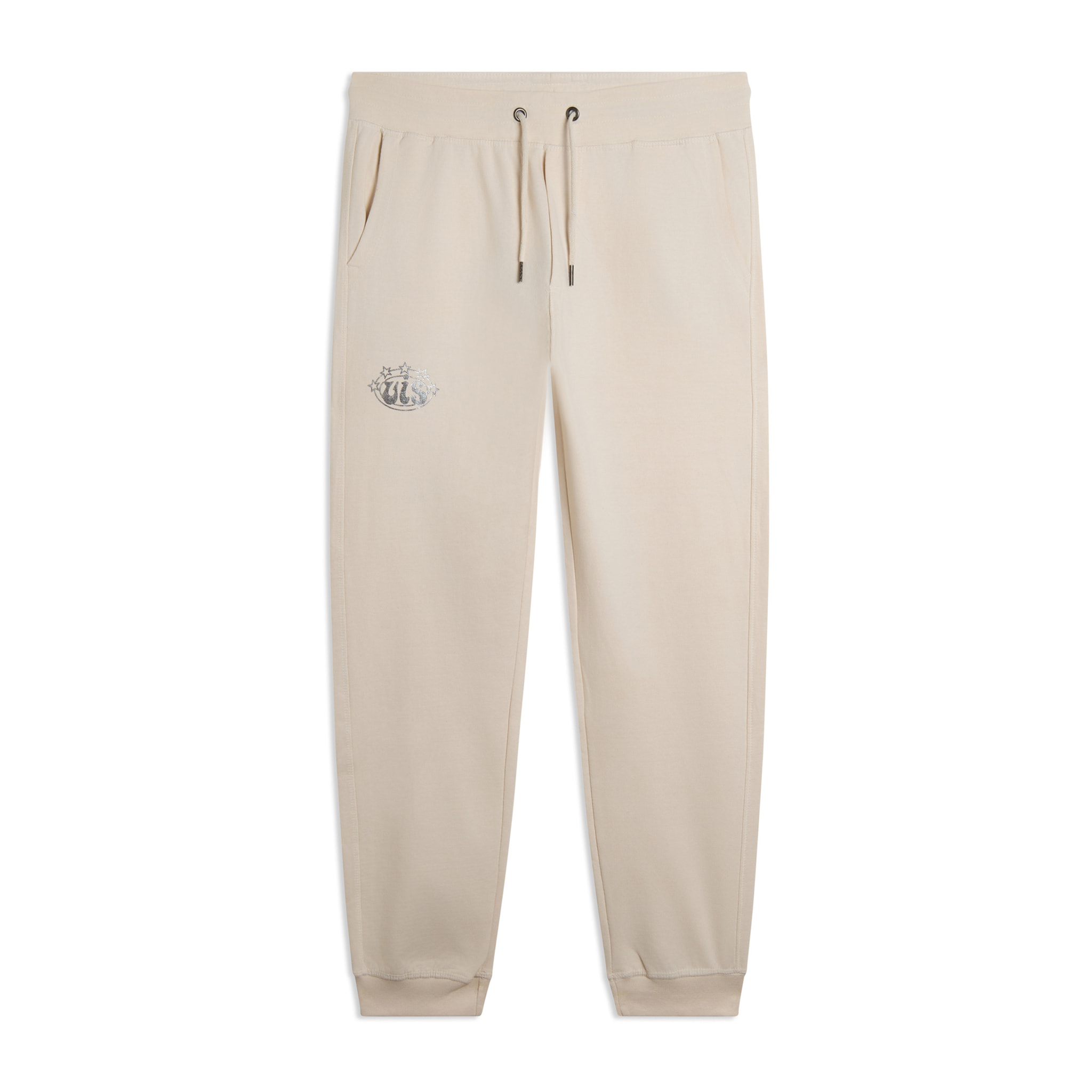 Pantaloni Sportivi Uomo Regular con Logo Argento VIS