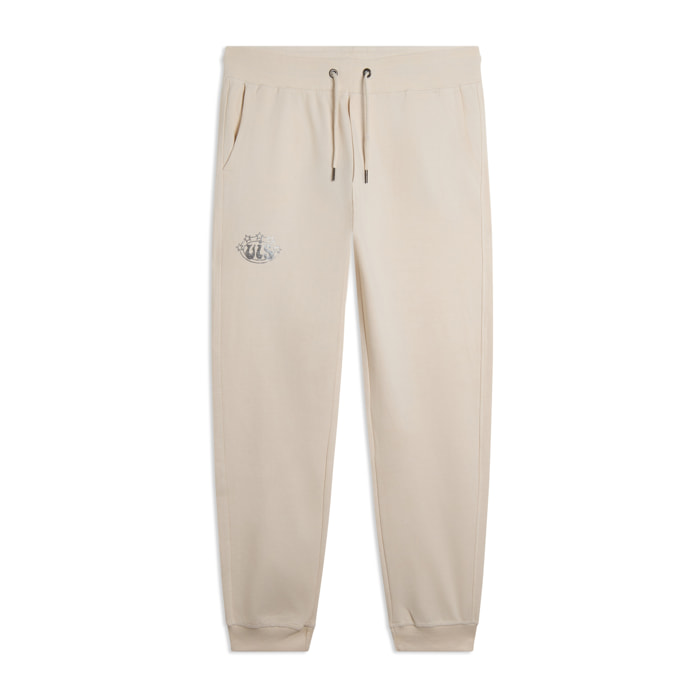 Pantaloni Sportivi Uomo Regular con Logo Argento VIS