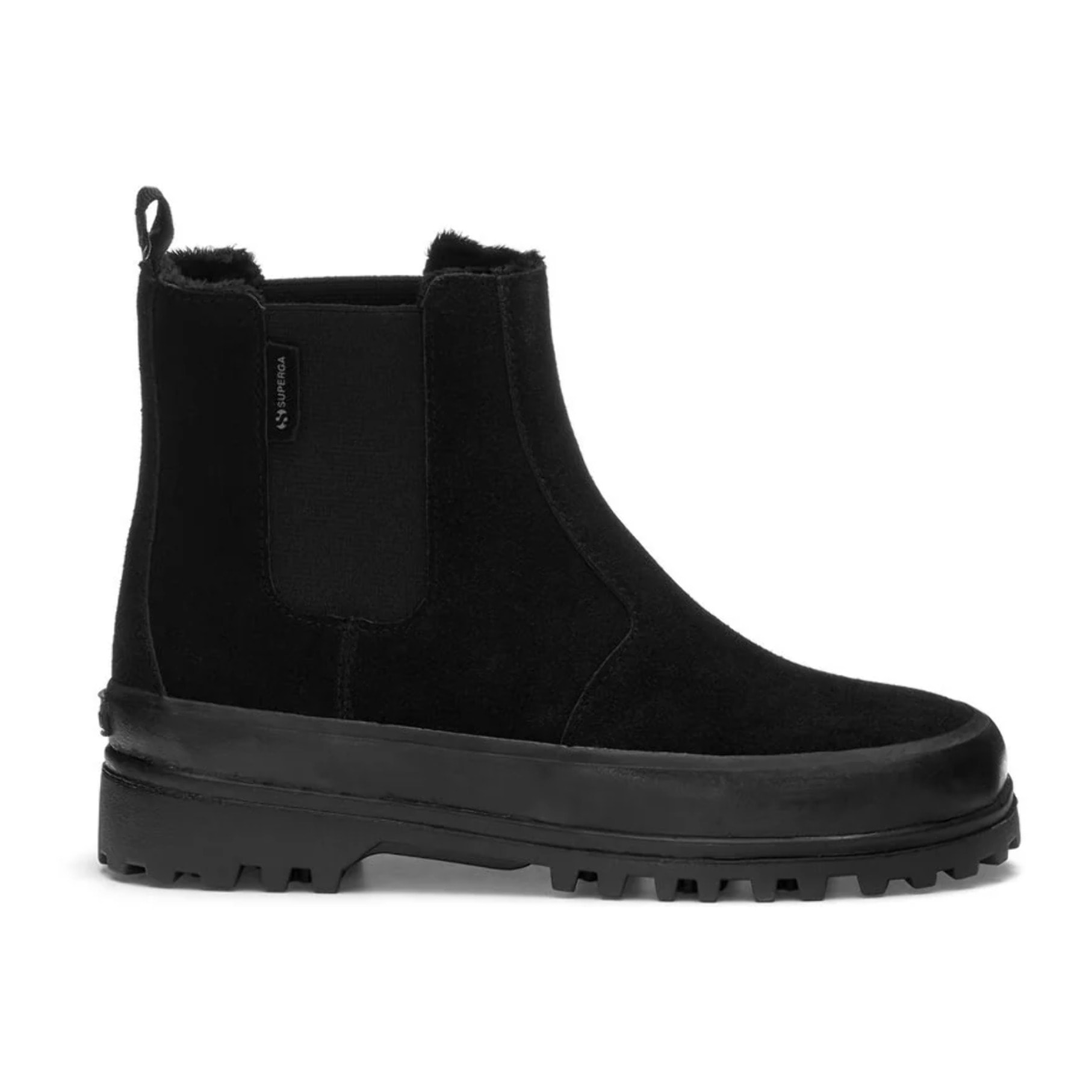 Superga - Botines Niño/a Negro - 2665 KIDS ALPINA SUEDE