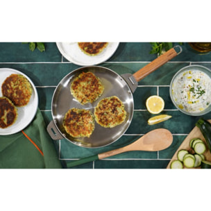 Sauteuse COOKUT LA MERVEILLEUSE  INOX 28CM - FOUGERE