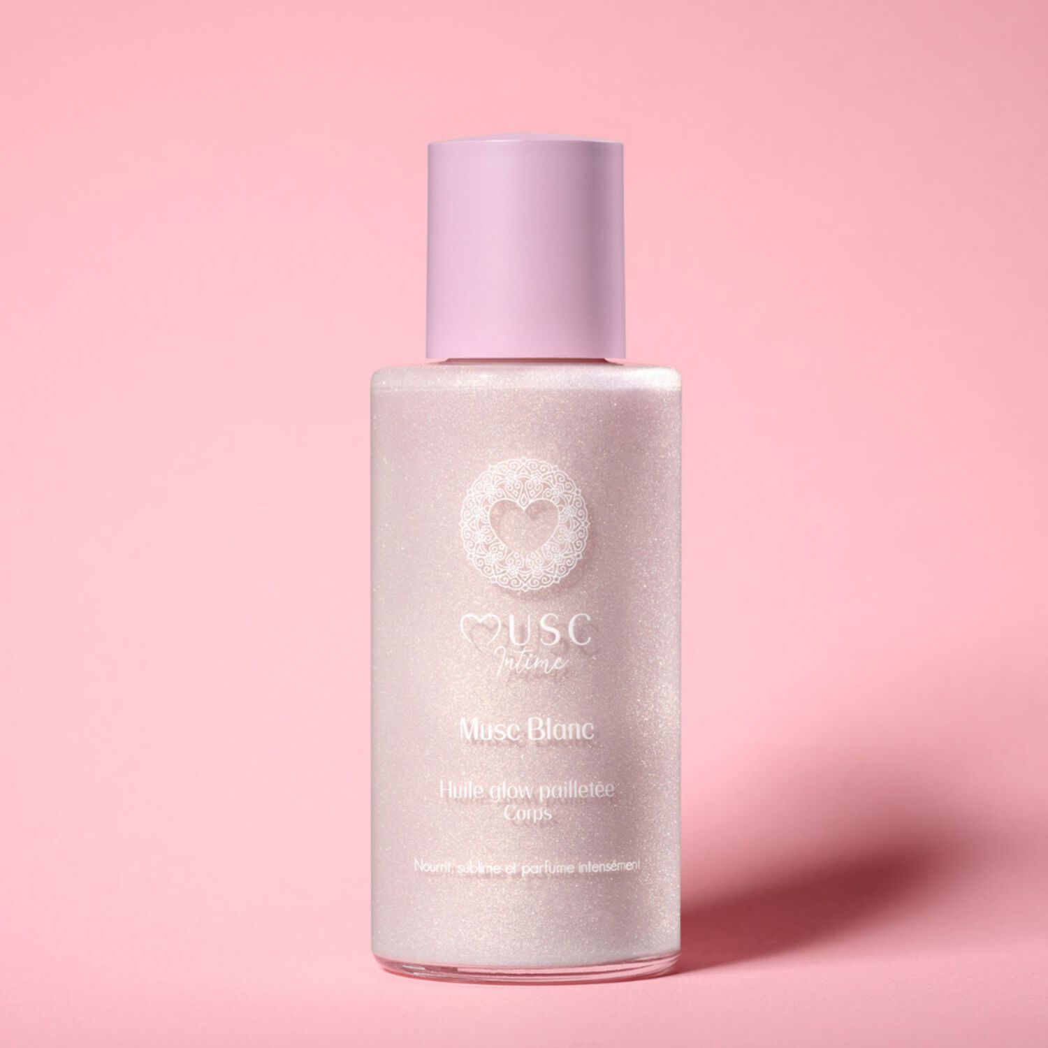 Musc Blanc - Huile Glow Pailletée Corps 100 ml
