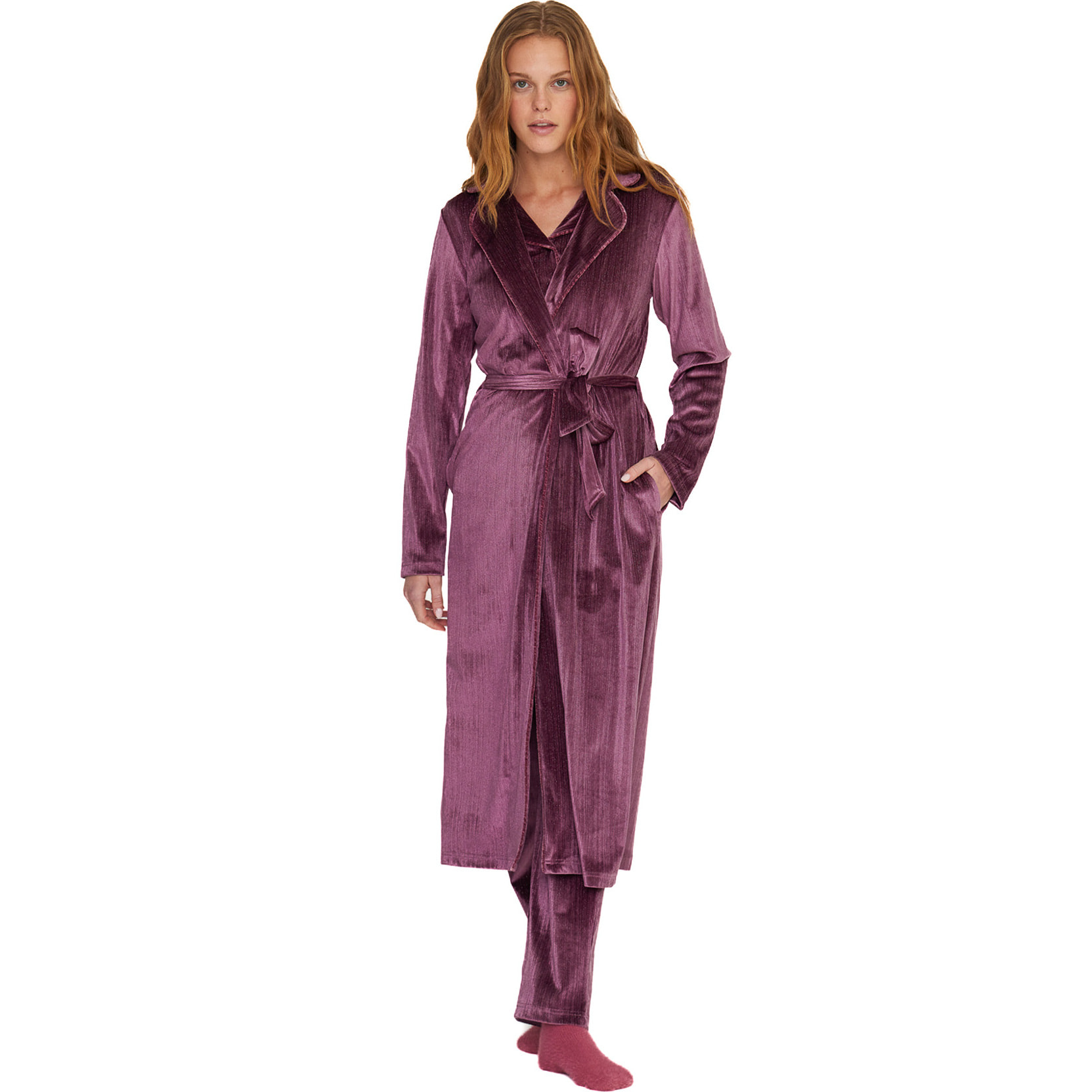 Vestaglia donna florencia in ciniglia Noidinotte