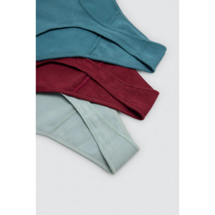 Confezione da 4 slip basico in cotone