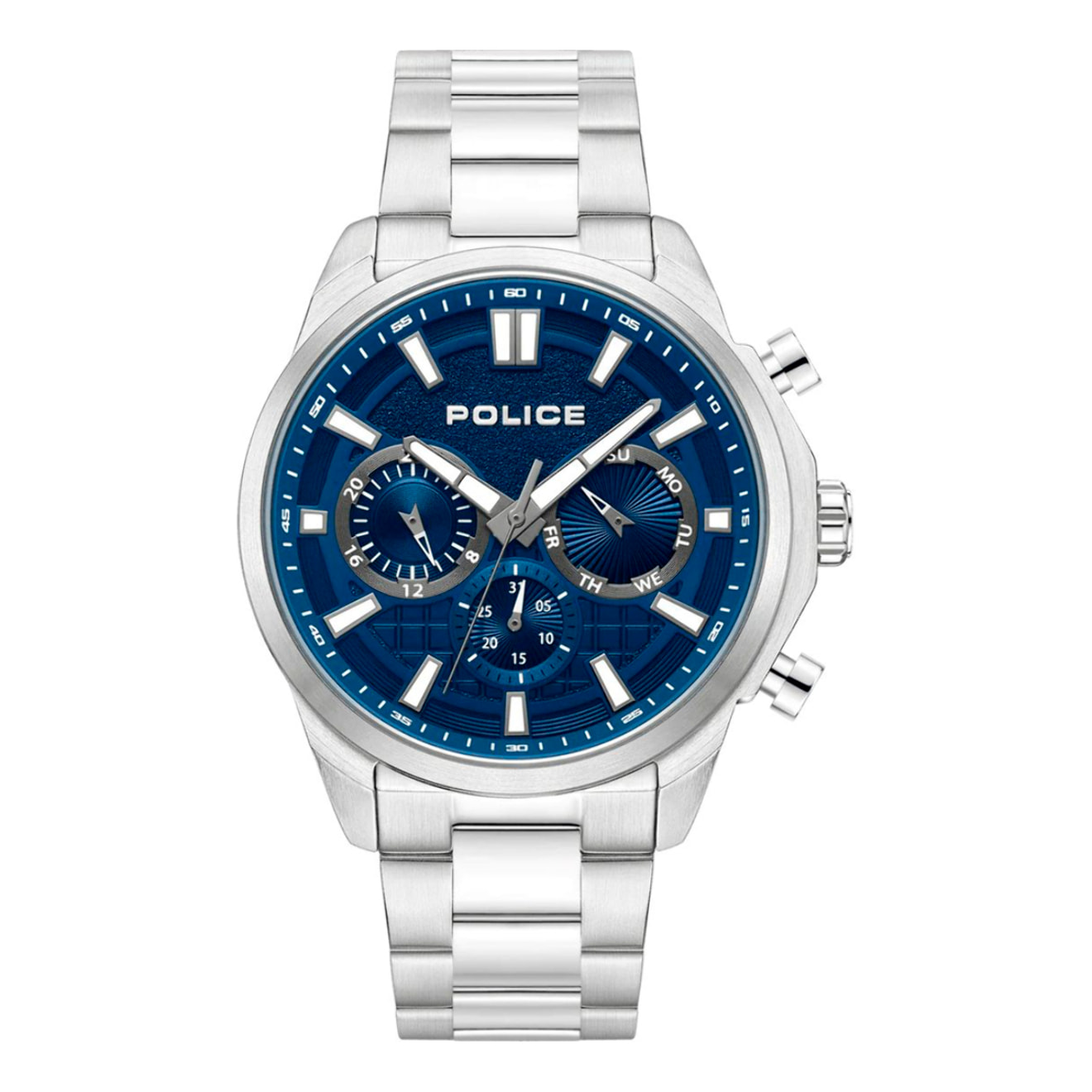 Reloj Police PEWJK0021004M Hombre Analogico Cuarzo con Correa de Acero inoxidable