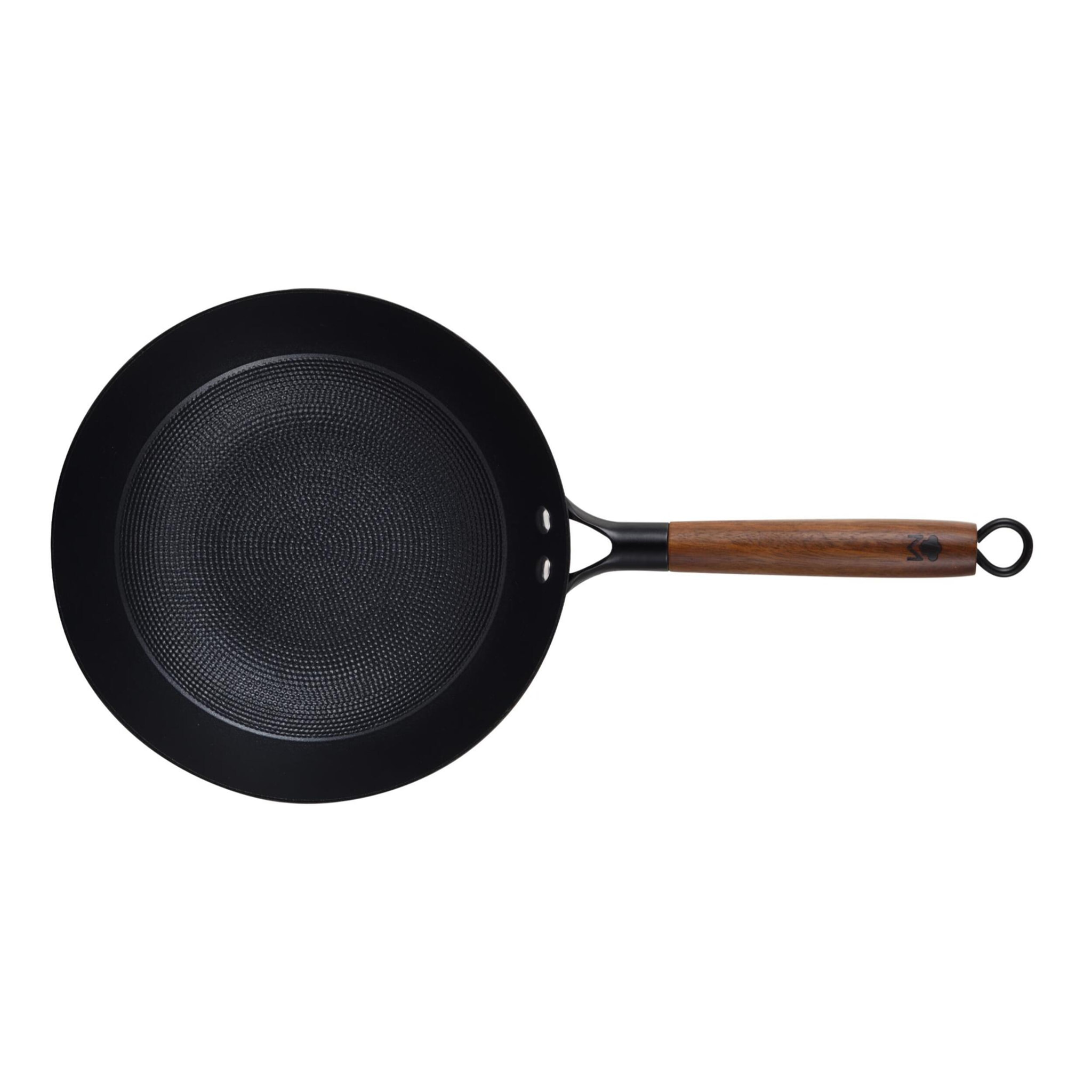 Wok Ø24x7,5cm en hierro prensado con recubrimiento cerámico MasterPRO