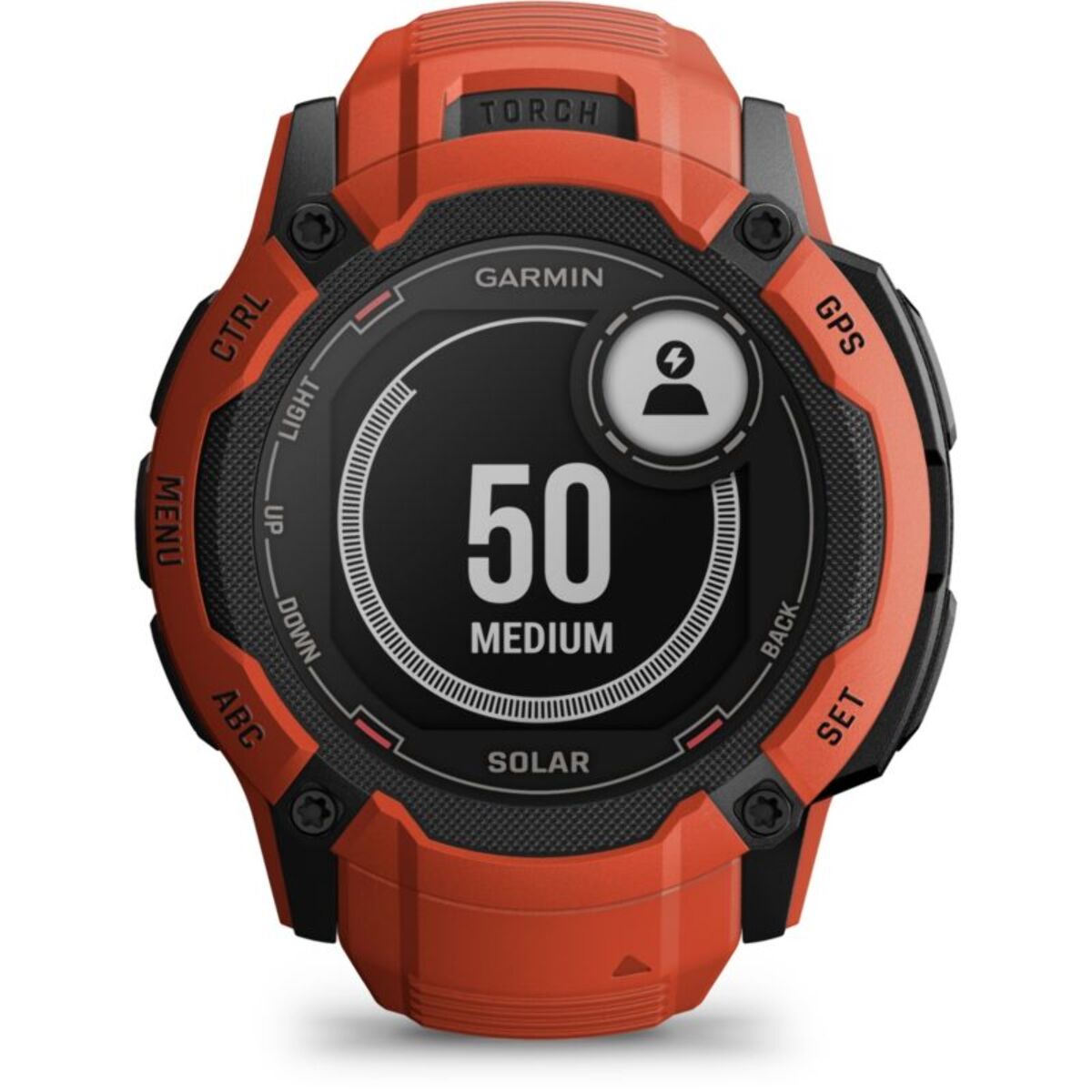 Montre sport GARMIN Instinct 2X Solar Flame red