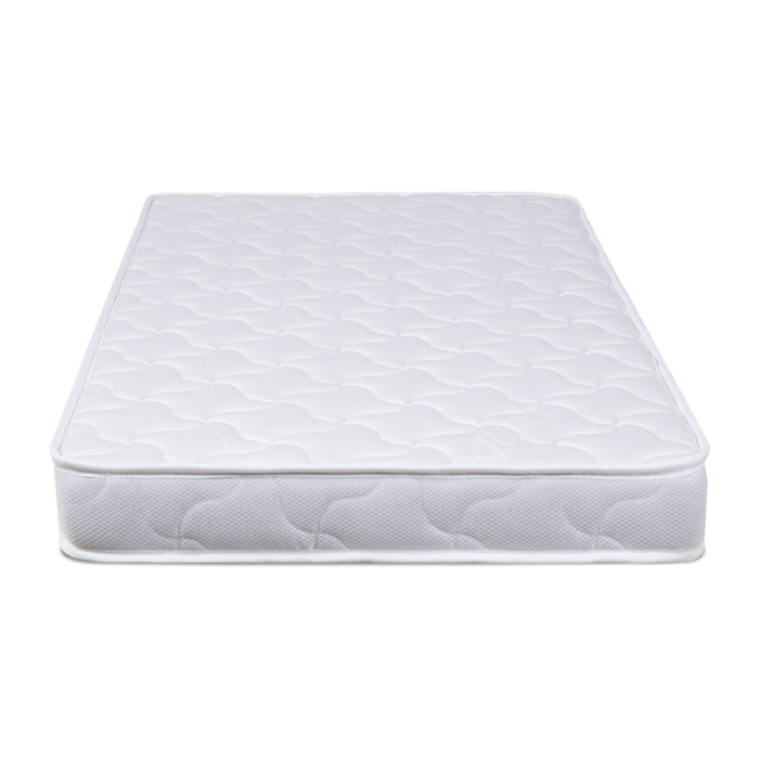 Matelas Baby Bamboo, 11 cm, Mousse Haute Densité, Soutien Medium, Tissu Bambou Antiacariens, Certifications CertiPUR Oeko-Tex