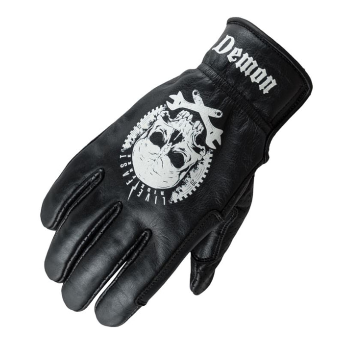 GUANTES DE MOTO DE CUERO INVICTUS GARAGE