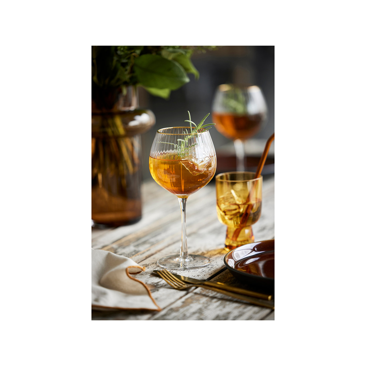 Set de 4 verres à Spritz Palermo Gold 65 cl