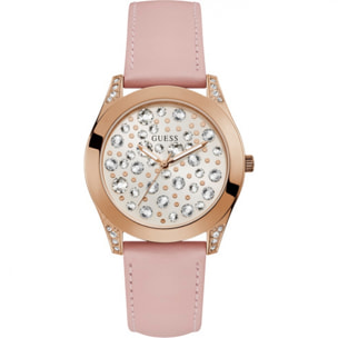 Reloj Guess W1065L1 Mujer Analogico Cuarzo con Correa de Piel