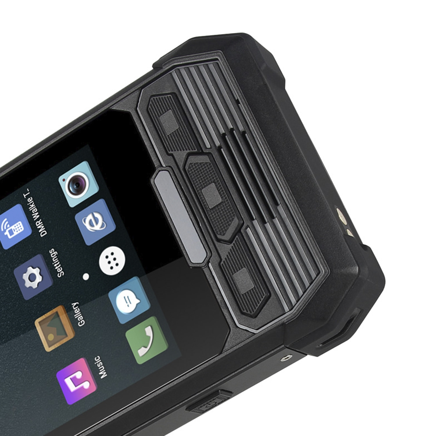 DAM  Smartphone/Radio Walkie Talkie Rugged P2 Plus 4G, Android 8.0, 3GB RAM + 32GB. schermo da 4''. 13MP+5MP. GPS. IP67. UHF. 7x2,7x14,7 cm. Colore nero