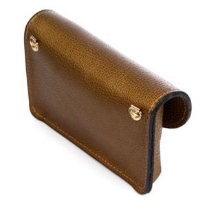 Aquilonia borsa a mano donna. Pelle autentica finitura Dollaro.