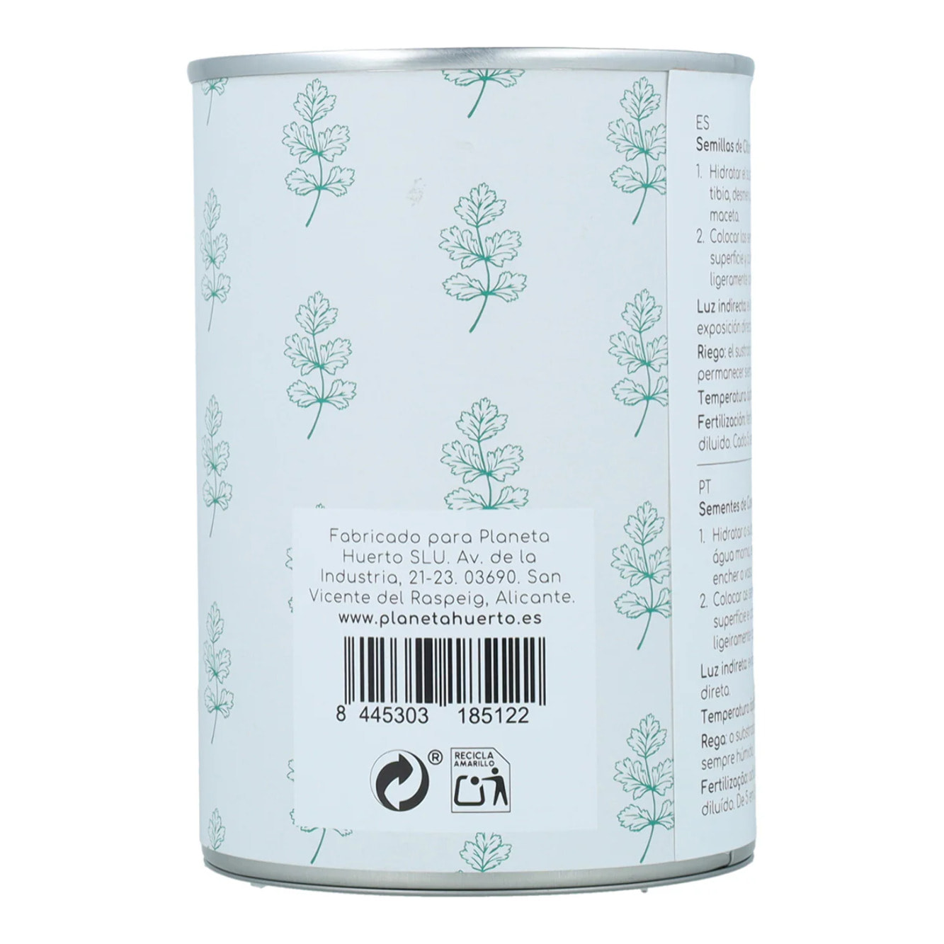 Kit de cultivo aromáticas Cilantro Planeta Huerto