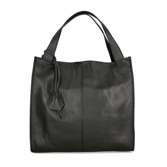 Borsa a spalla da donna - Modello Aelia - Vera pelle - 40.0 x 36.0 x 12.0 cm