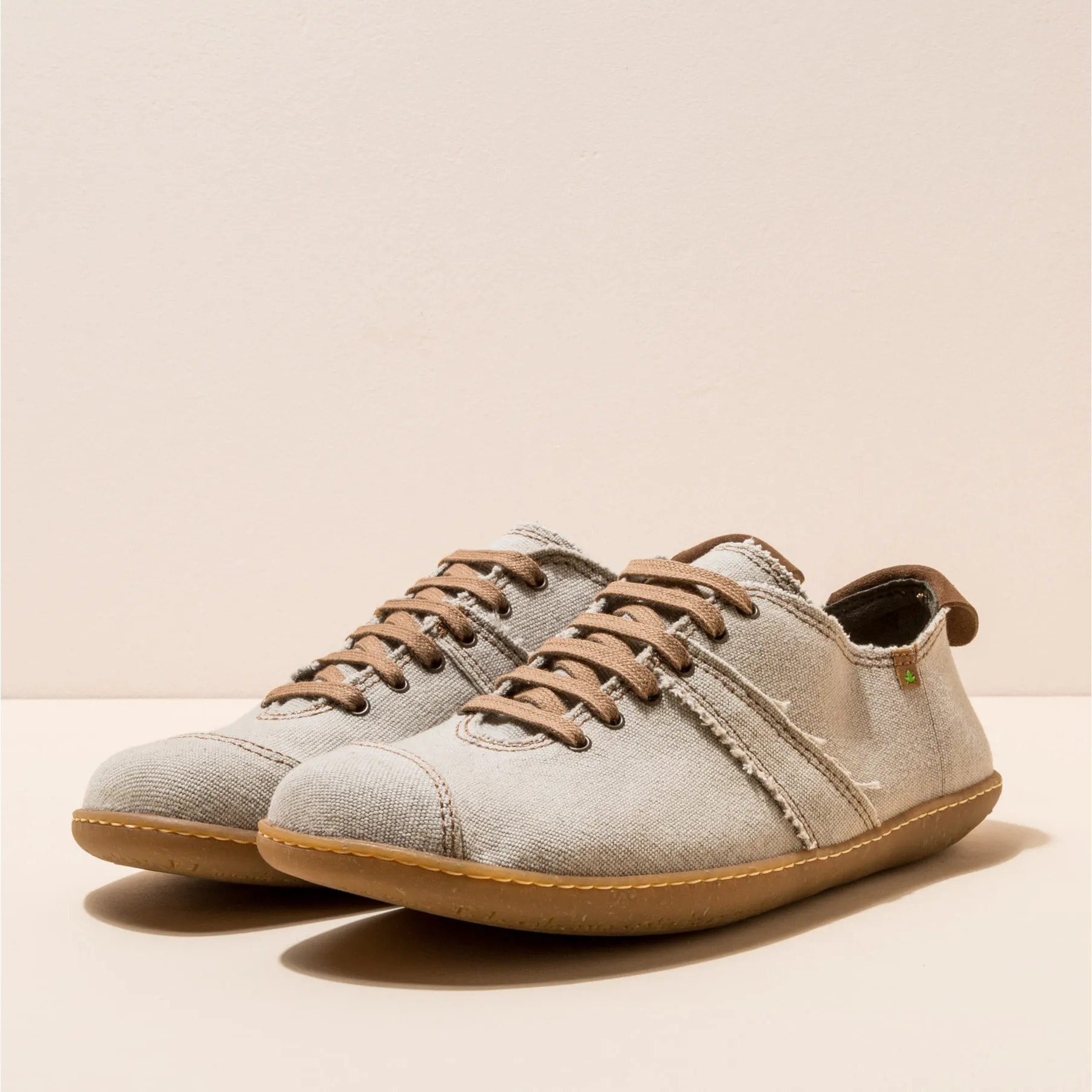 Zapatos N5288T ORGANIC COTTON STONE/ EL VIAJERO color Stone