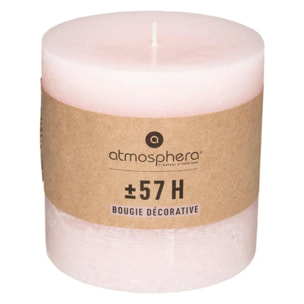 Bougie rustique rose clair 663g