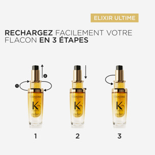 Elixir Ultime - L'Huile Originale sublimatrice rechargeable pour tous types de cheveux