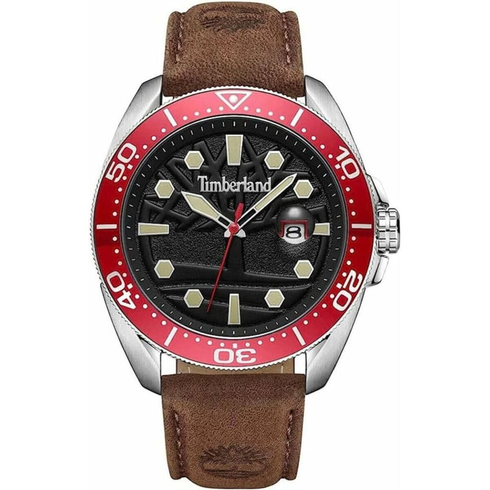 Reloj Timberland TDWGB2230602 Hombre Analogico Cuarzo con Correa de Cuero