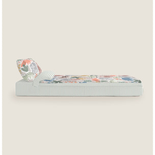 Saco Nórdico Estampado - Infantil - 100% Algodón - Sin relleno - Incluye 1 Funda de Almohada - Manila