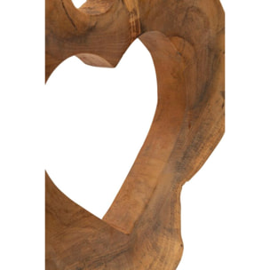 SCULTURA HASI IN TEAK RICICLATO CM 28X10X38 (PEZZI UNICI - NON RIP. IN SERIE)