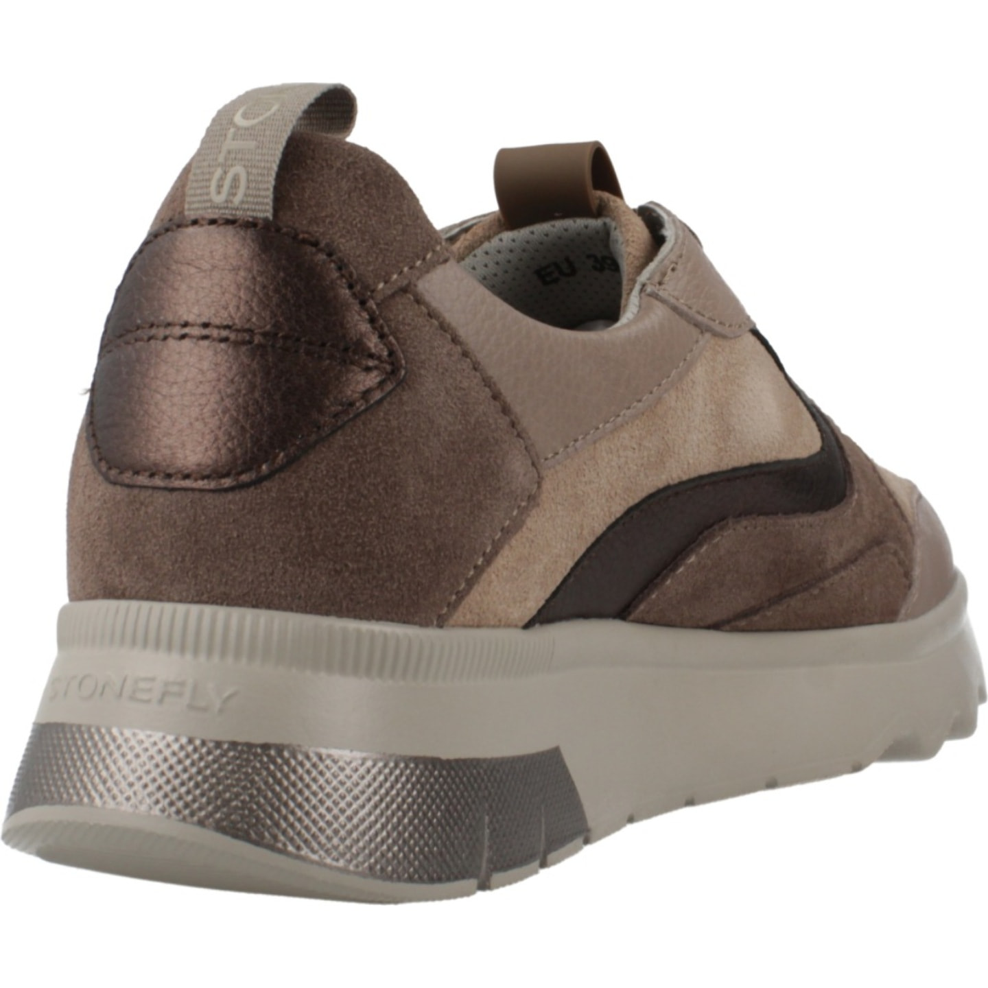 Sneakers de  Mujer de la marca STONEFLY  modelo SPOCK 43 VELOUR/NAPPA LTH Brown