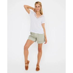 Camiseta manga corta blanca - Olimper