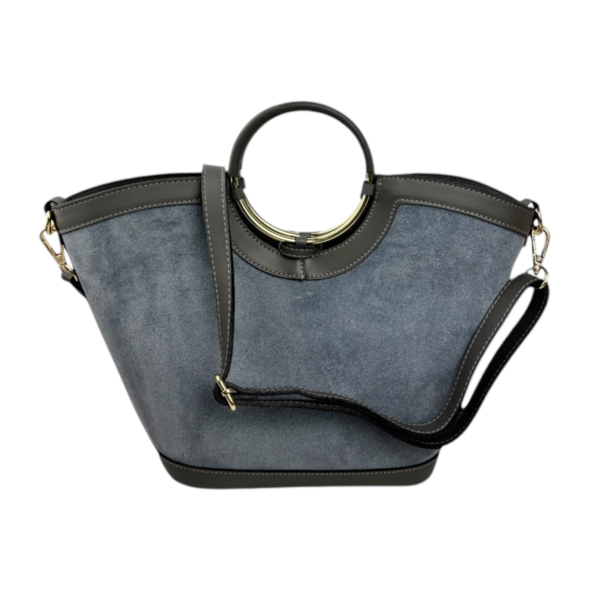 Bolso Hobo Cheval Firenze Clara Mini F/W Gris