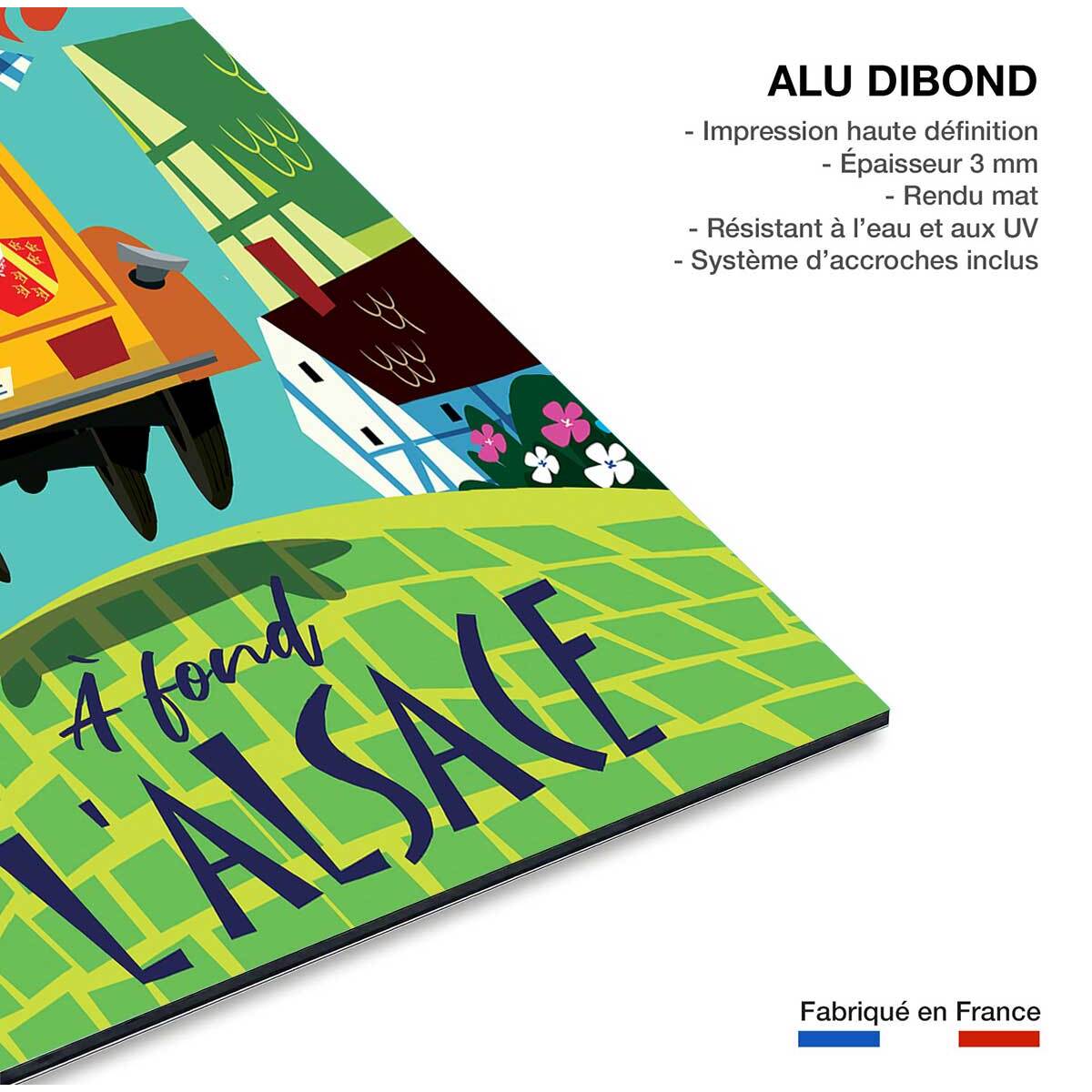 Tableau l'alsace en dodoche Tableau alu Dibond