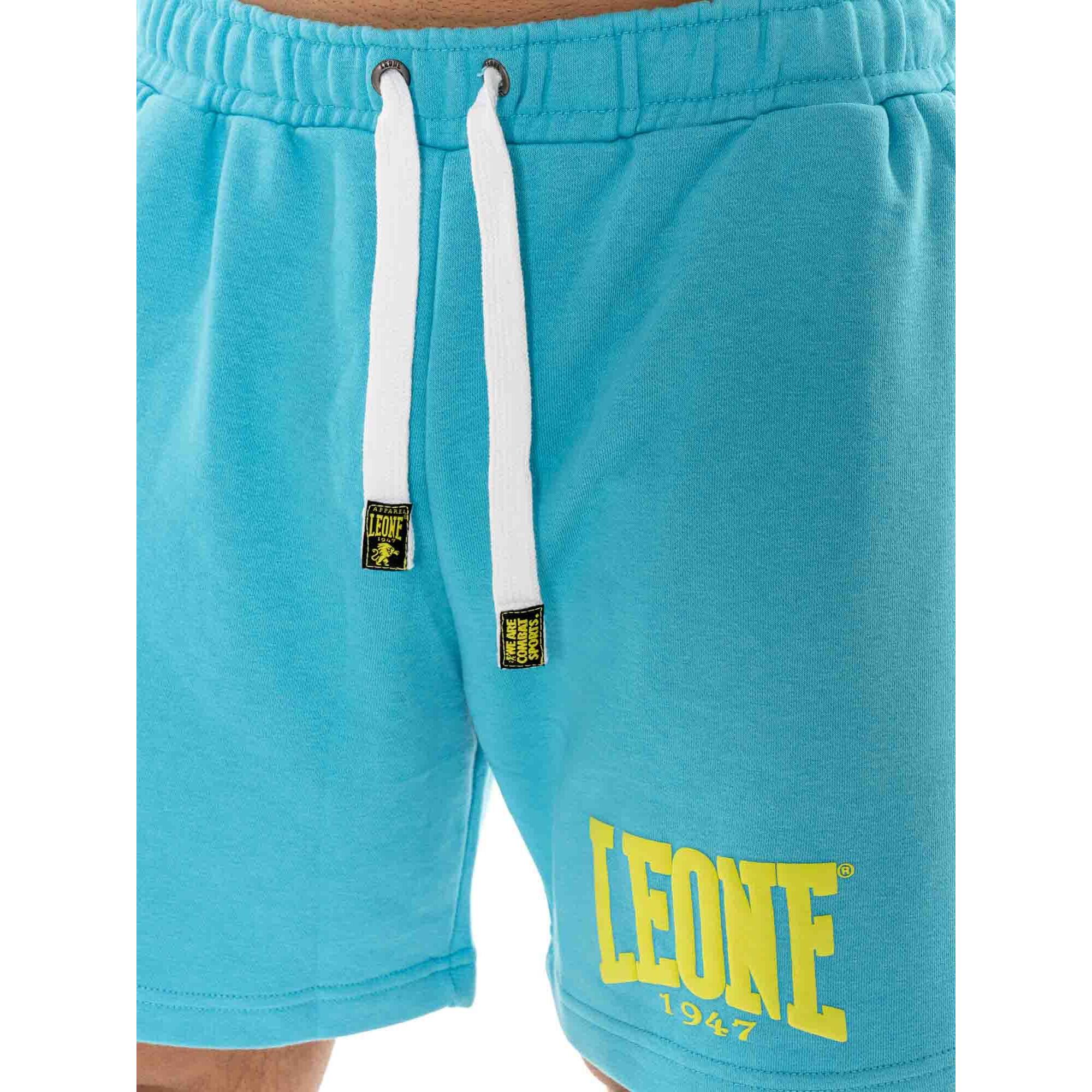 Pantaloncini da uomo in cotone non garzato Leone Summer Vibes