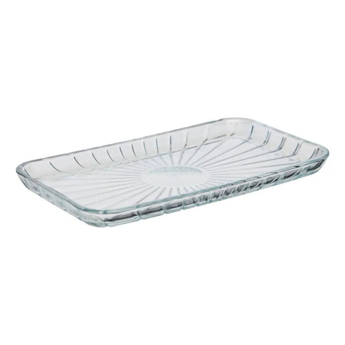 Plat de présentation transparent L27,6xp16,2xH2,1cm