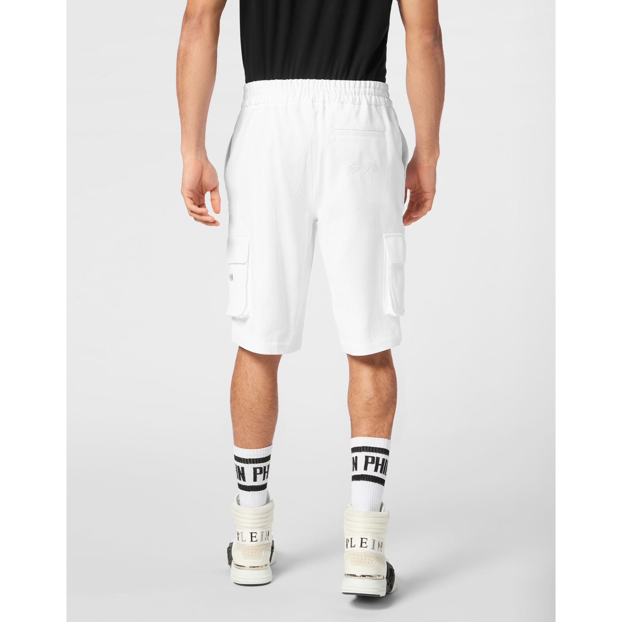 PHILIPP PLEIN Pantalones cortos RACING