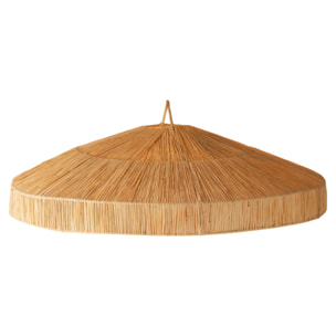 Abat-jour parasol raphia Japandi - Naturel