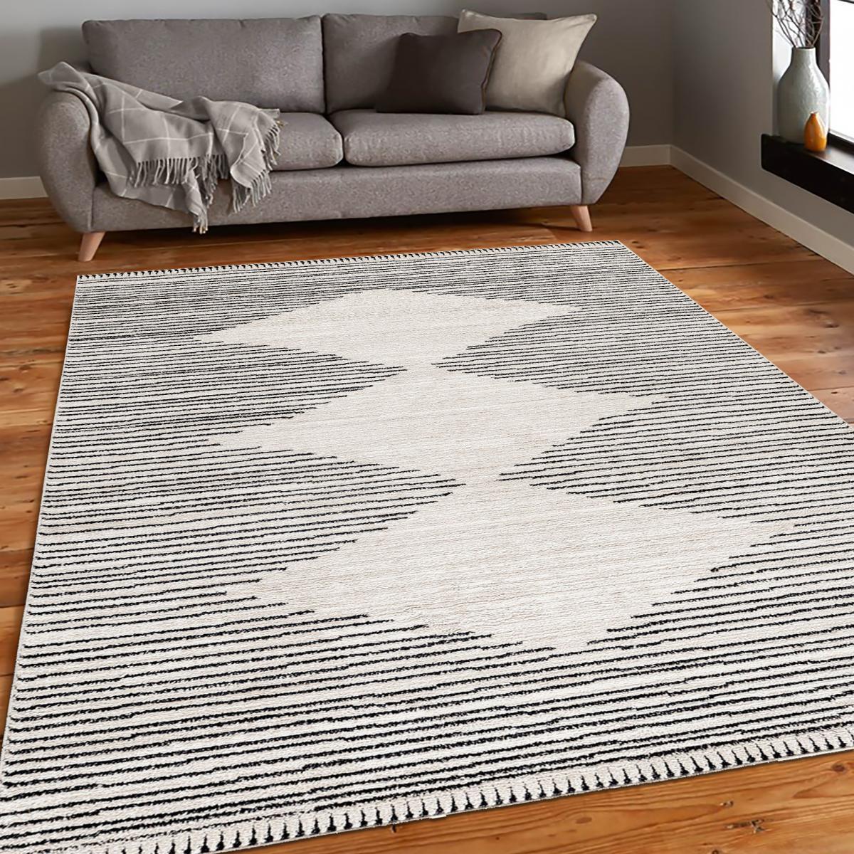 Tapis berbère tissé motifs ethno-chic DANO