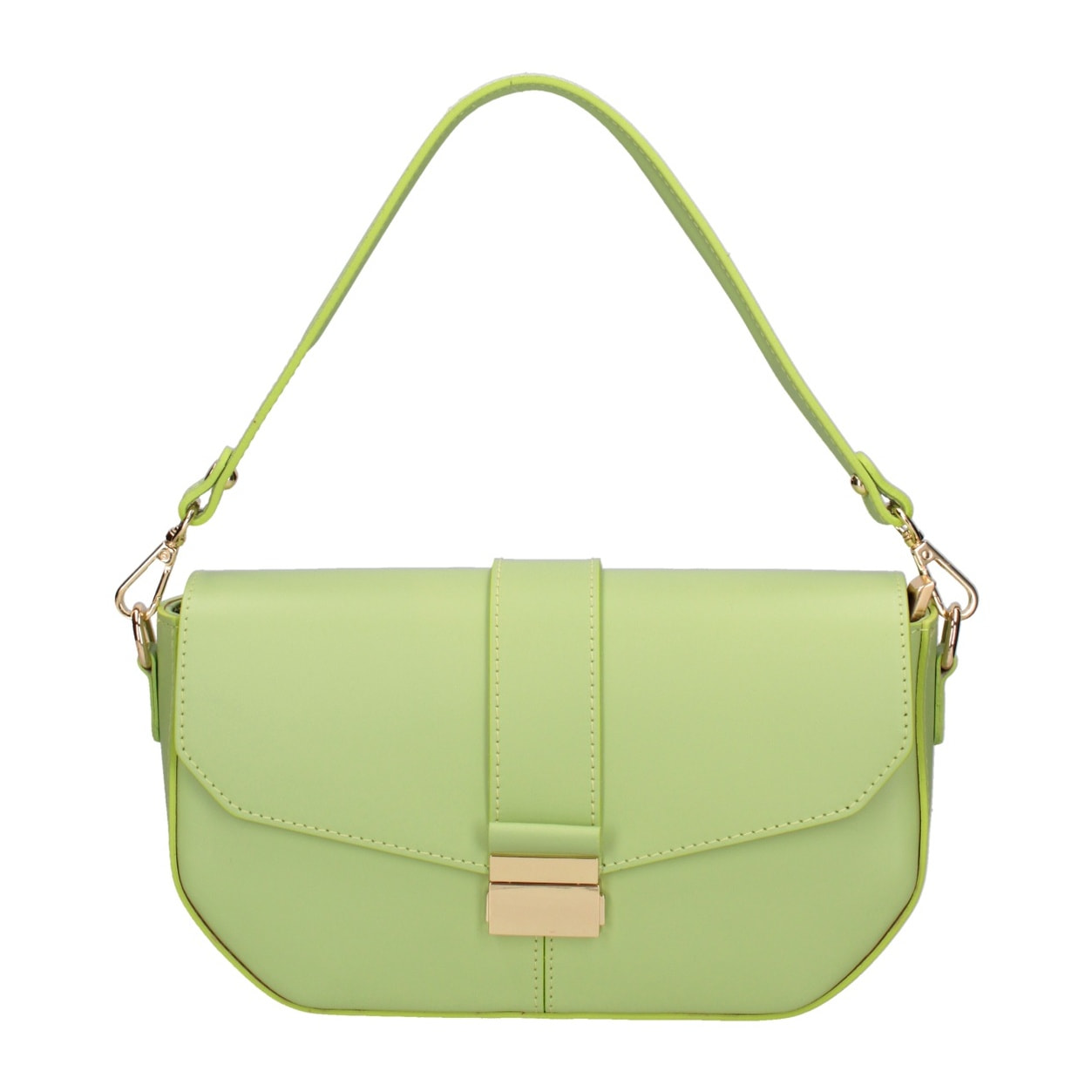 Borsa a spalla da donna - Modello False - Vera pelle - 27.0 x 15.0 x 7.0 cm