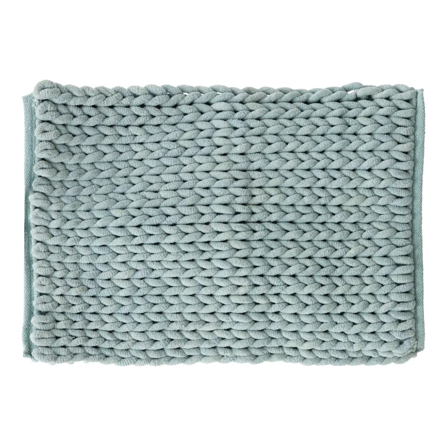 Tapis de bain 50x75cm "Colorama" bleu artic